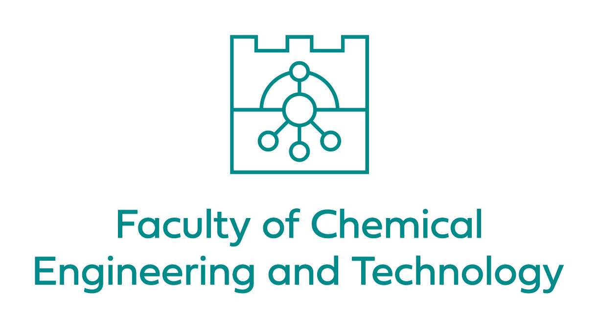 symetryczne logo Wydziału Inżynierii i Technologii Chemicznej do stosowania wraz z logo Politechniki Krakowskiej
